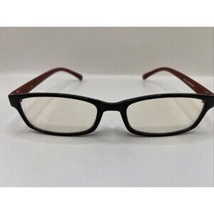 Prospek Eyeglasses S117_M Black/Red Designer Frames Only Black 53-19-139